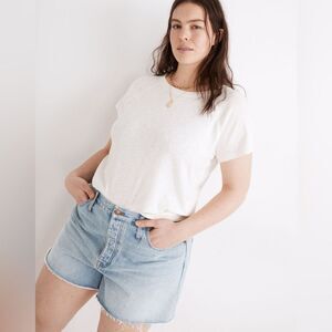 NWT Madewell | Curvy Relaxed Denim Shorts in‎ Cedarcroft Wash 30